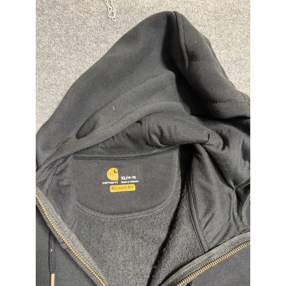 Carhartt Relaxed Fit size XL black color men's hoodie
